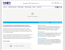 Tablet Screenshot of neonwebsolutions.com